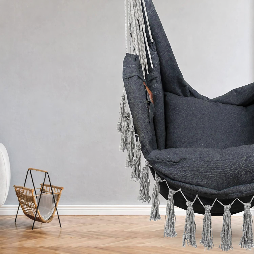 Chaise de jardin suspendue
