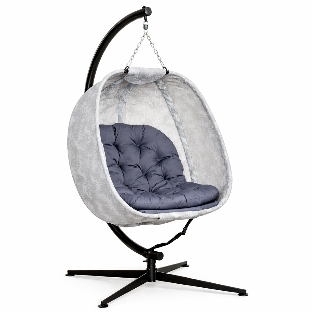 fauteuil suspendu sur pied
