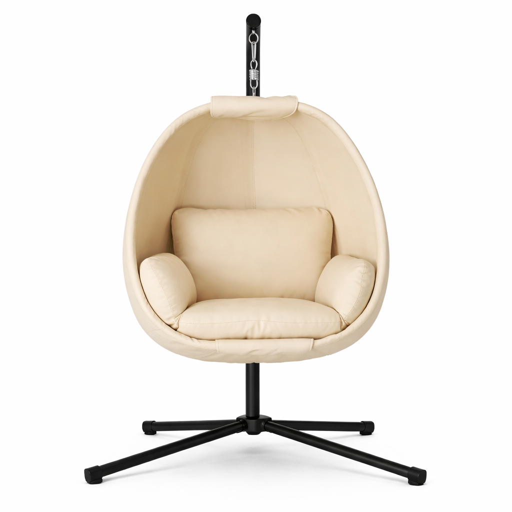 Fauteuil oeuf suspendu de jardin