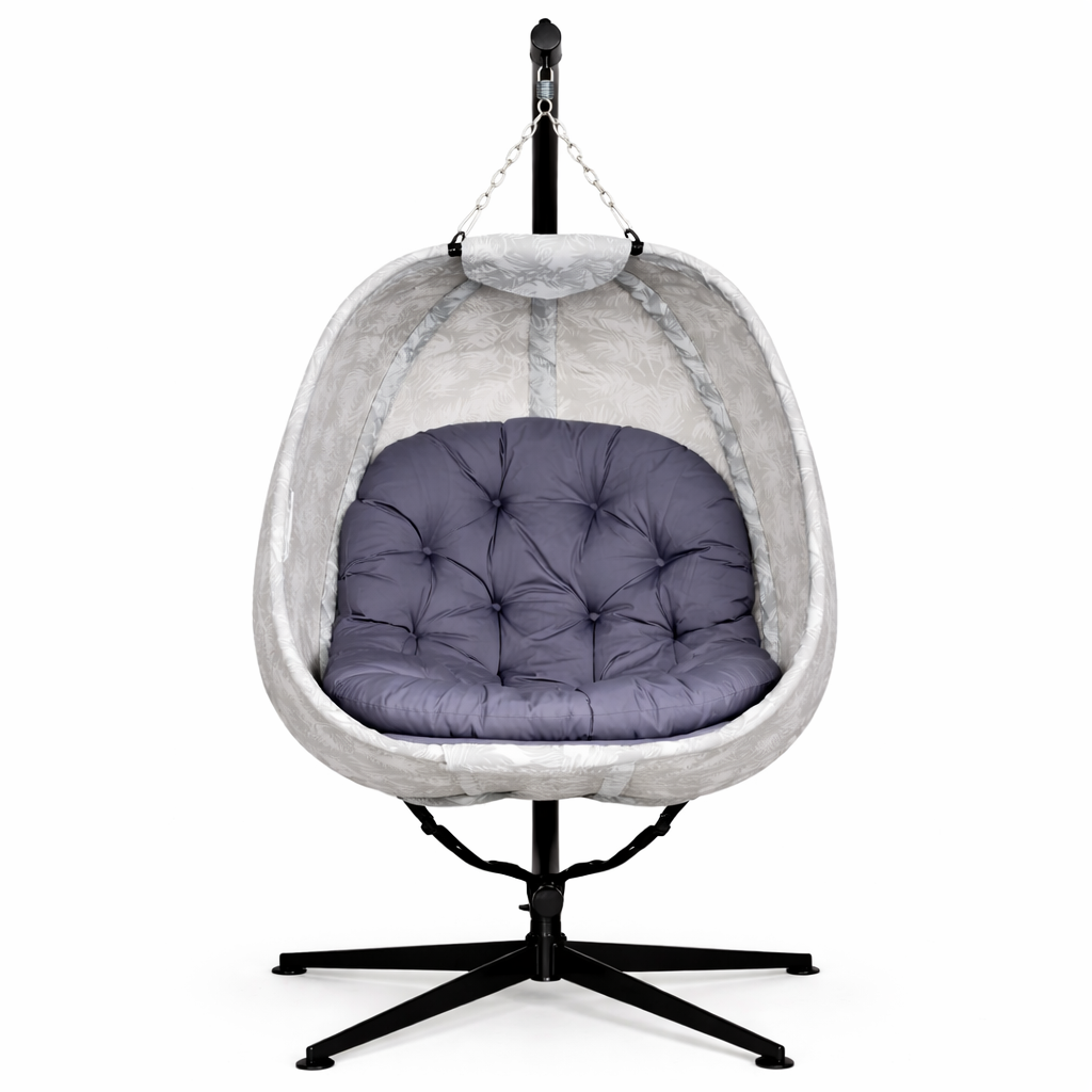 fauteuil suspendu sur pied