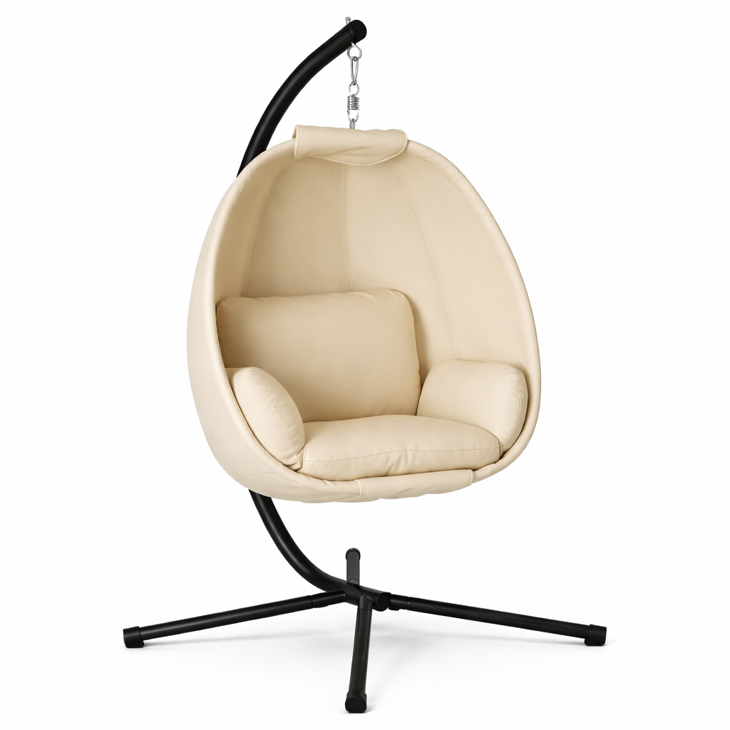 Fauteuil oeuf suspendu de jardin