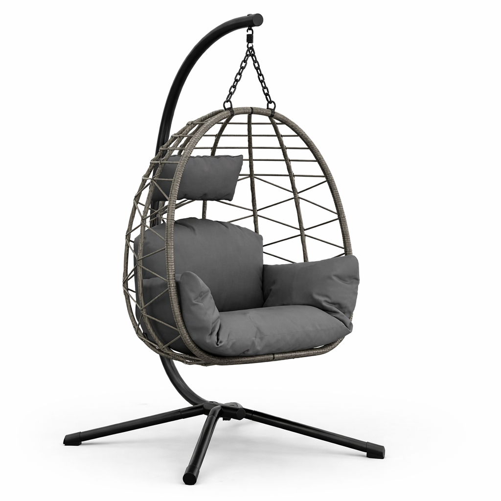 Chaise suspendue sur pied