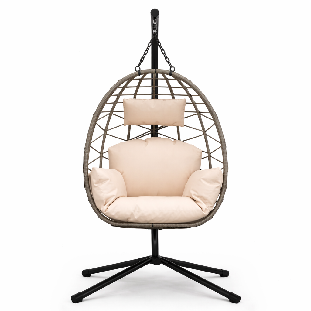 Chaise suspendue sur pied