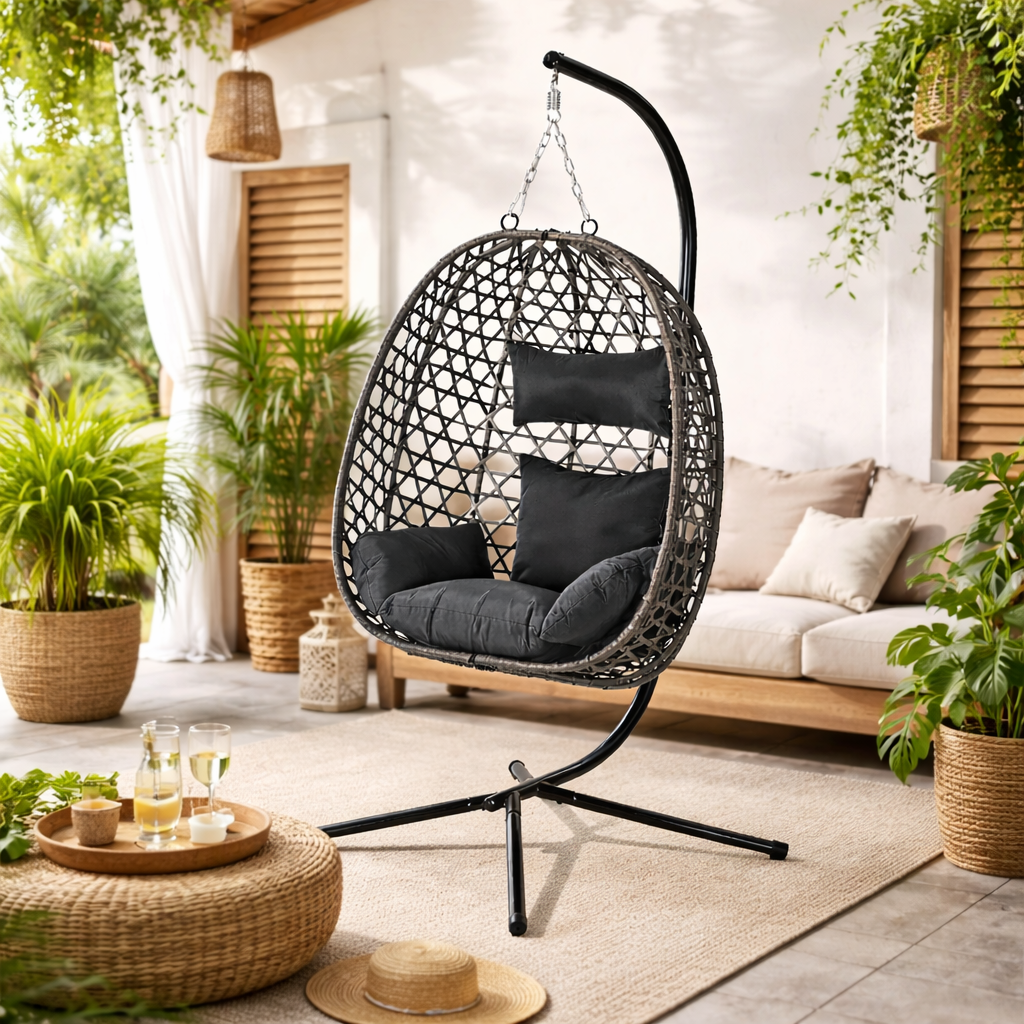 Chaise suspendu oeuf