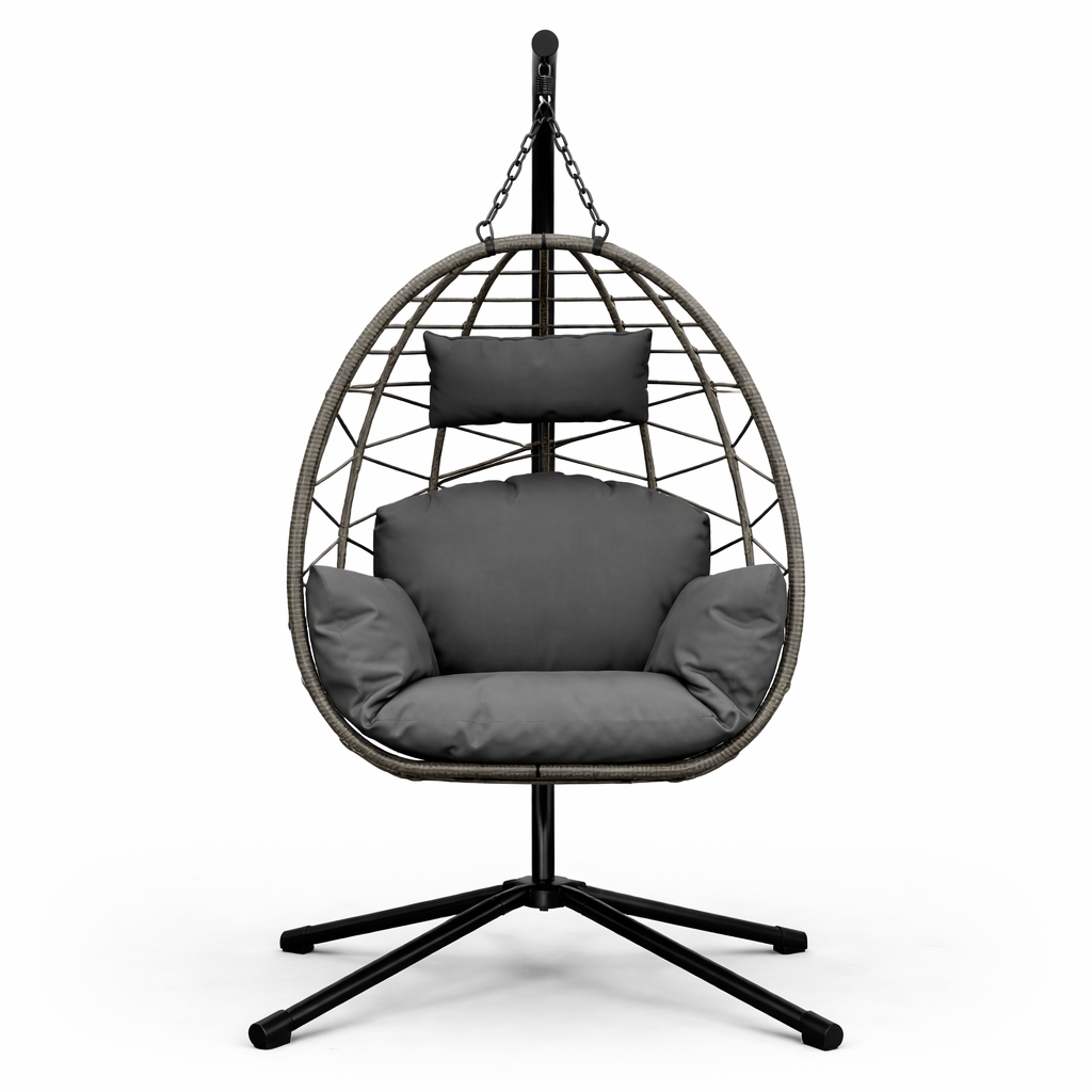 Chaise suspendue sur pied