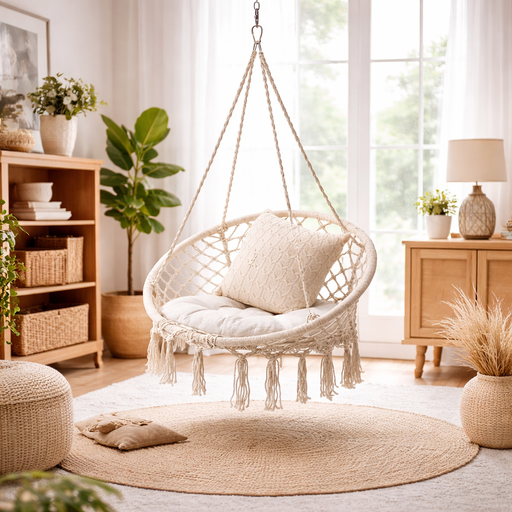 Fauteuil suspendu bohème
