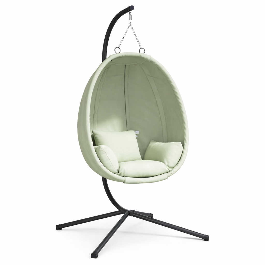 Fauteuil de jardin suspendu sur pied
