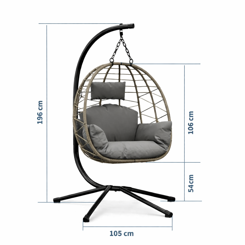 Fauteuil cocon suspendu extérieur