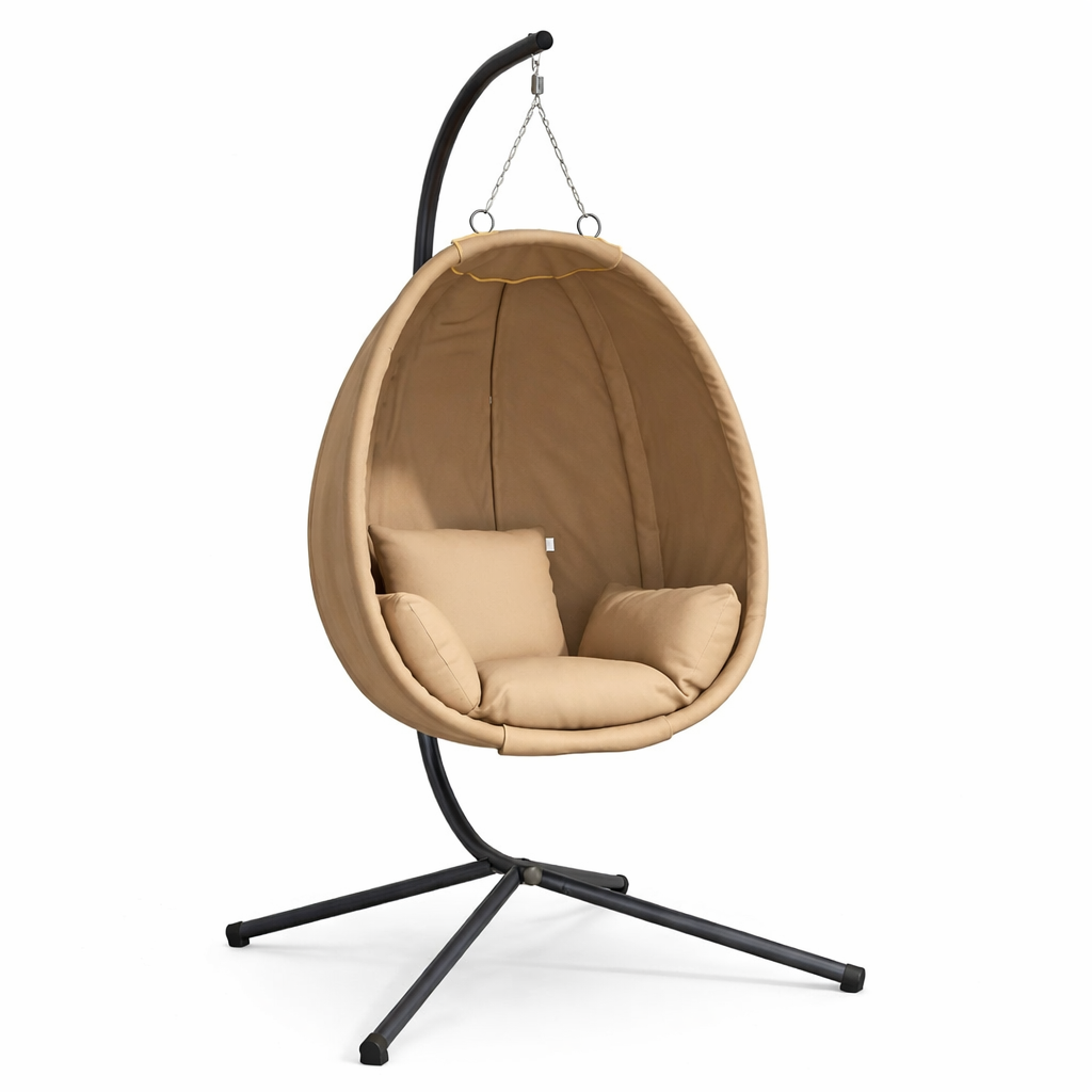 Fauteuil de jardin suspendu sur pied