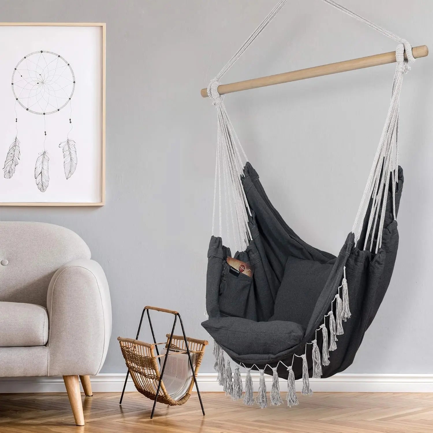 Chaise de jardin suspendue